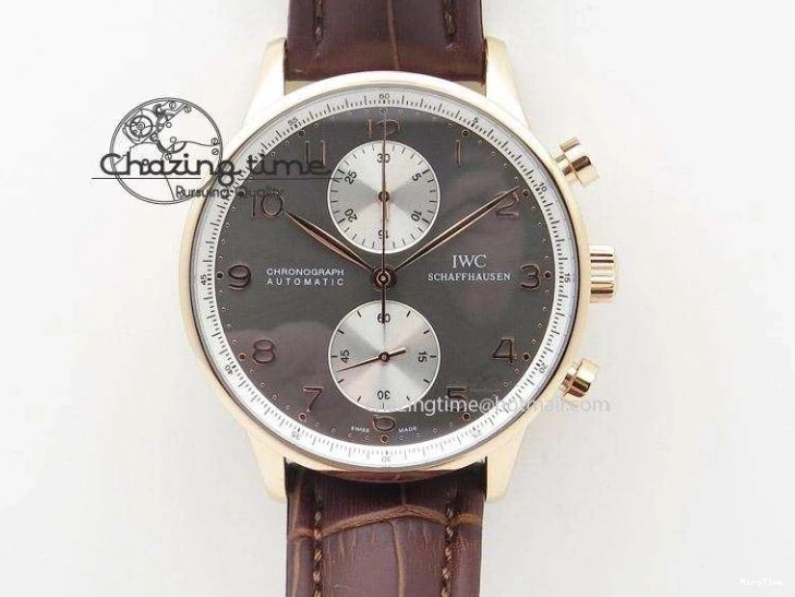 MIROTIME 0501 Sustainable Portuguese IW545408 White Dial ZF 1:1 Best Edition On Dark Blue Leather Strap 7335